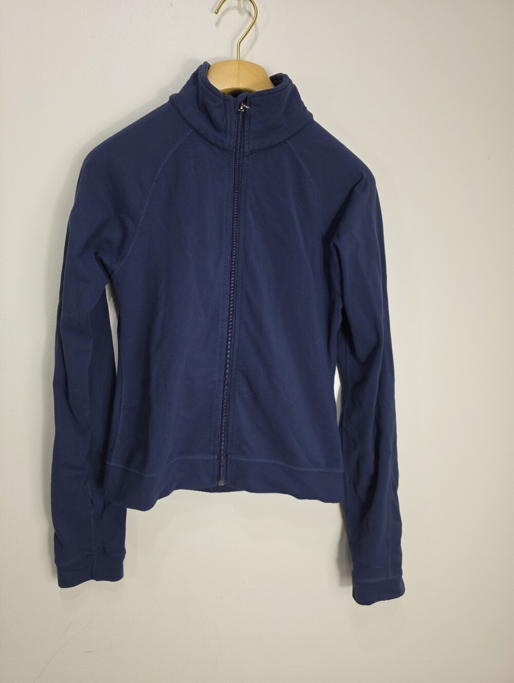 lululemon athletica Navy Full-Zip Bomber Jacket